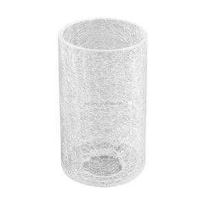 Paralume <span class=keywords><strong>in</strong></span> <span class=keywords><strong>Vetro</strong></span> Trasparente con Finitura Effetto Craquelé, Globo o Paralume di Ricambio per Lampada con Attacco da 1-5/8 Pollici - Product Image 1