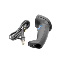 Lector de código de barras de mano con cable Oem \ Odm Escáner de código QR 1D y 2D Escáner de código de barras para supermercado