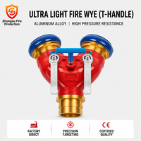 Diviseur de tuyau d'incendie ultra-léger de haute qualité, à poignée en T, 2 voies, 3 voies, interface Machino Storz DN65 DN80, approvisionnement direct usine