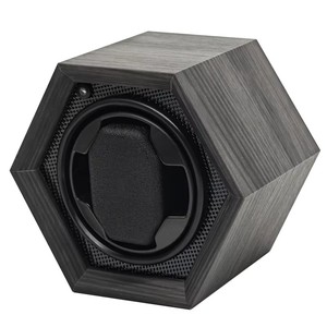 Nouvel Arrivage : <span class=keywords><strong>Remontoir</strong></span> de <span class=keywords><strong>Montre</strong></span> <span class=keywords><strong>Automatique</strong></span> Hexagonal en Bois Gris Foncé, <span class=keywords><strong>Silencieux</strong></span>, à Emplacement Unique, Résistant aux Chocs, avec Boîtier en Plastique - Product Image 3