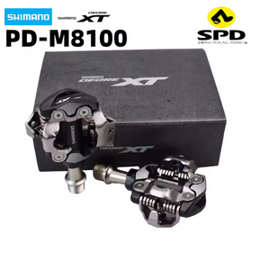 Pedales <span class=keywords><strong>SHIMANO</strong></span> XT <span class=keywords><strong>PD</strong></span>-M8100 Confiables - Diseño de Doble Cara para Todo Clima, para Bicicletas de Cross Country, Piezas para Bicicletas de Carretera - Product Image 1