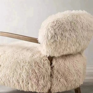 <span class=keywords><strong>Fauteuil</strong></span> de salon vintage moderne nordique, modèle Bruxelles, en bois massif - Product Image 4