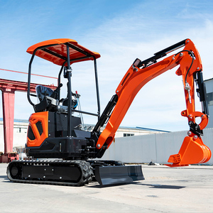 Mini-excavatrice compacte hydraulique de 1,8 tonne de haute qualité avec cabine fermée certifiée CE pour la vente en gros - Product Image 1
