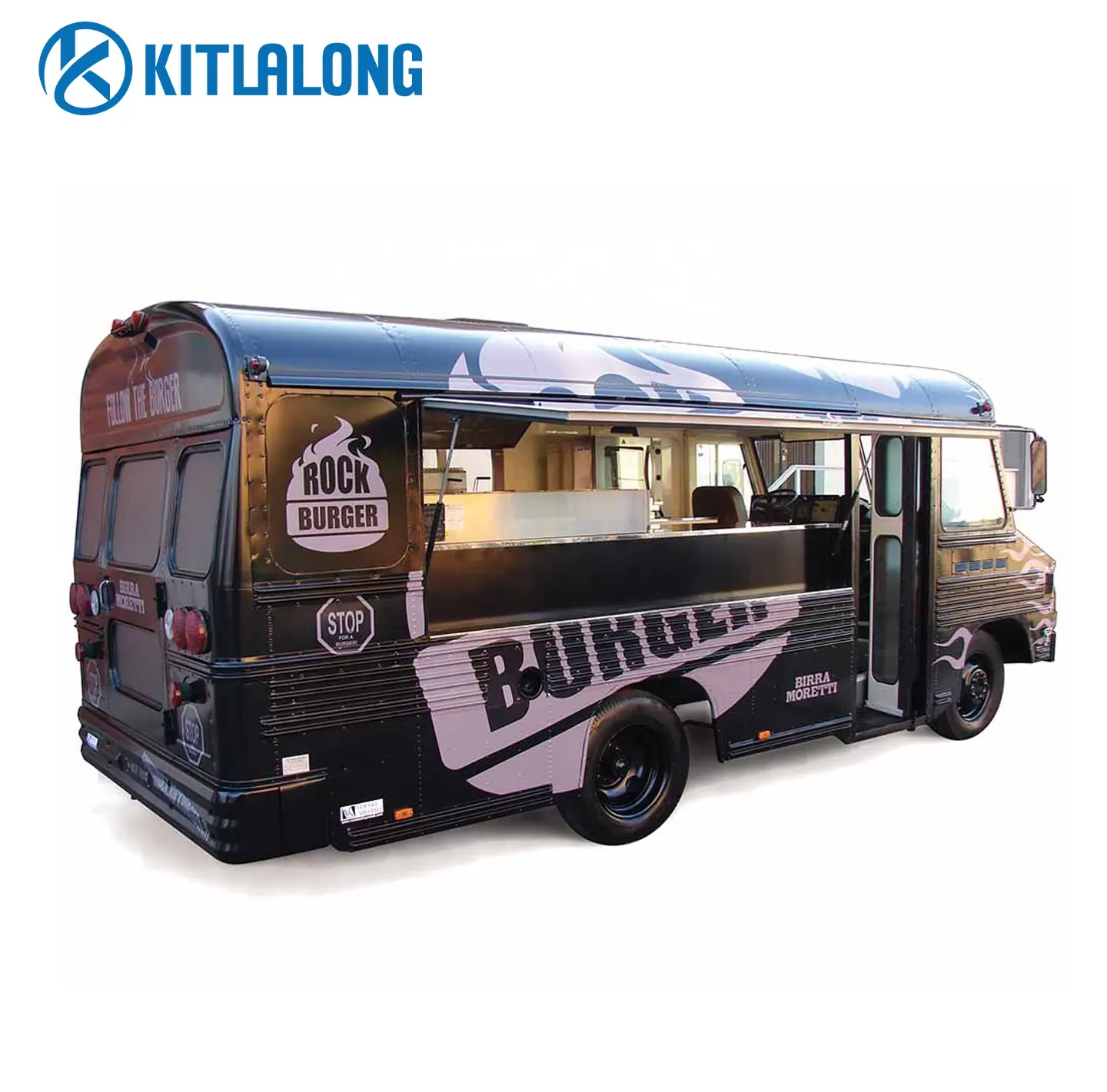 Kitlalong-hamburguesa, pizza, tienda de aperitivos, kebab, cocina móvil, camiones de café, camión de comida con camión