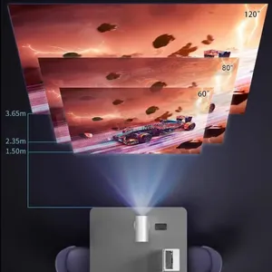 Dazzler-Proyector inteligente de cine en casa, 4K, con solución nocturna de película portátil para exteriores, Android, <span class=keywords><strong>Bluetooth</strong></span>, <span class=keywords><strong>WiFi</strong></span> - Product Image 4