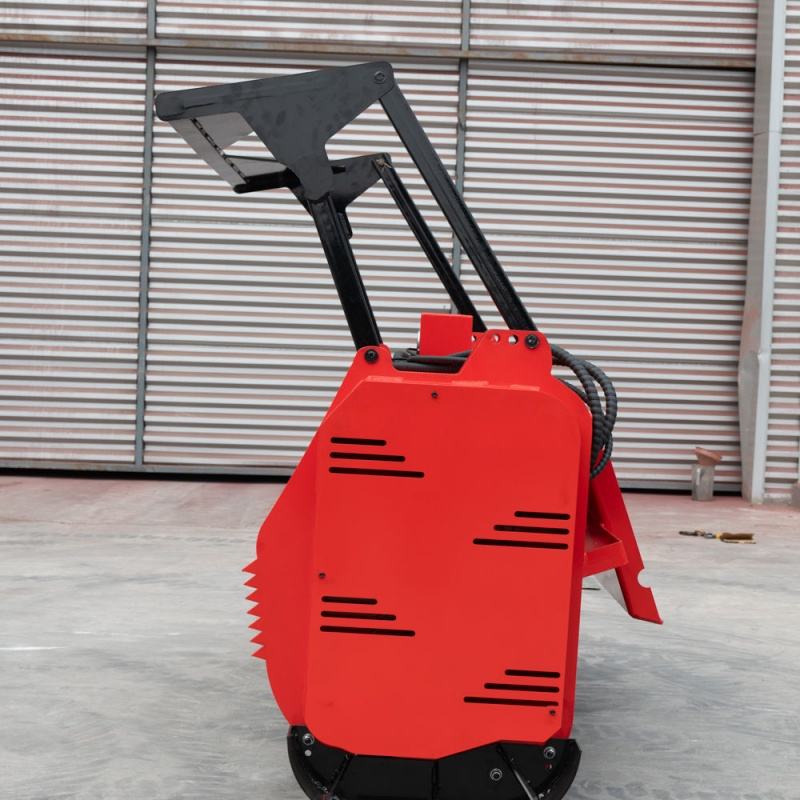 72-Inch Diesel Skid Steer Forest Drum Mulcher with PLC and Wheel Loader ...
