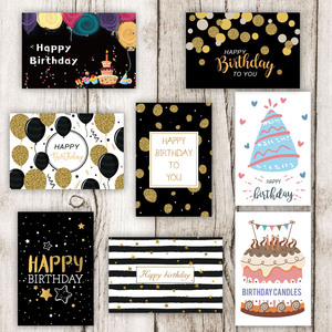 Cartes de vœux d'anniversaire amusantes et écologiques personnalisées en gros avec enveloppes - Product Image 6