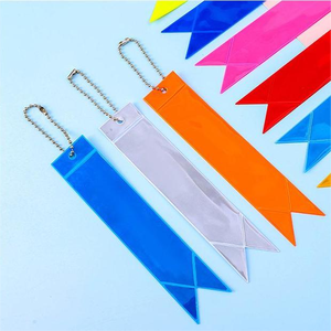 Llaveros reflectantes con logotipo personalizado, accesorios promocionales de seguridad de alta visibilidad, forma personalizable para la marca de equipos al aire libre - Product Image 5