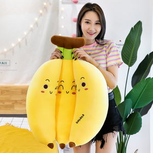Dropshipping Nouvelle <span class=keywords><strong>Peluche</strong></span> <span class=keywords><strong>Banane</strong></span> Kawaii, Coussin Animal Mignon de Dessin Animé pour Enfants 35cm - Product Image 6