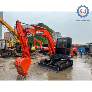 Excavadora Mini Usada Original Coreana Doosan DH55 de 5.5 Toneladas en Venta, con Motor y Transmisión, Modelo 2020, Precio de Fábrica - Product Image 1