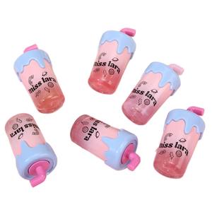 Brillo Labial Transparente Efecto Agua con Aplicador Tipo Pajita de Té con Leche, Hidratante, Voluminizador, Larga Duración y Brillo para Maquillaje de Labios - Product Image 5