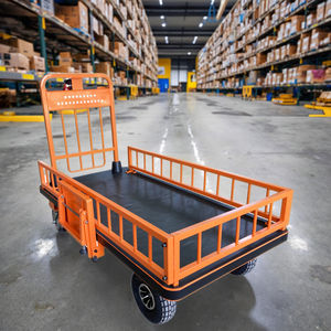 Magazijn Goederen Behandeling Elektrische Trolley Handtrolley Met Batterij Gebruikt In Zeevruchten Groothandelsmarkten Elektrische Vissen Trolley - Product Image 4