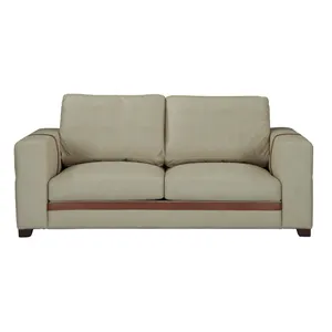Yeni İtalyan modern işık lüks stil deri kumaş kesit kanepe set mobilya oturma odası kanepeleri