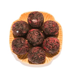 Хит продаж, натуральный пуэрский чайный шар, 6 вкусов, Цветущий Цветочный чай, антиоксидант ручной работы, OEM мини-Детокс, отлично подходит для сыпучих/пакетиков - Product Image 3