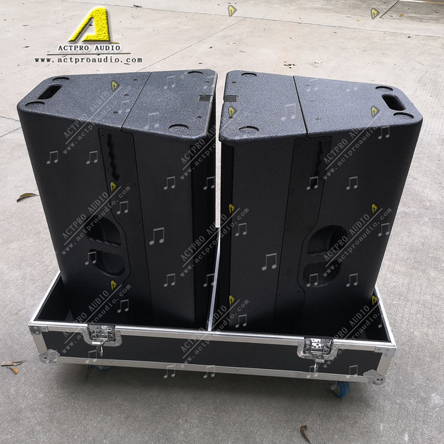 T24N Portable pa Audio Systems Neodymium Speaker System Dsp Processor 3 Inch Driver Double 12 Inch Full Range Loudspeaker