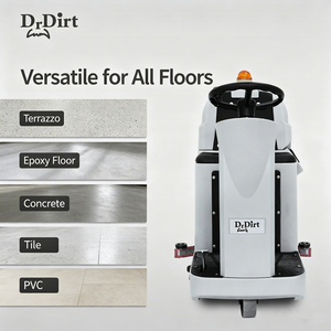 Commercial Lithium Battery-powered Heavy-duty Ride-on Floor <b>Scrubber</b> Machine Wet Floor Cleaning Equipment for Warehouse - Product Image 6