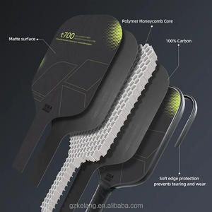 Custom Mini 16mm spessore in fibra di carbonio Pickleball Paddle silenzioso Pickleball Paddle Usapa approvato T700 Pickleball Paddle - Product Image 3