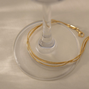Joyería de Verano, <span class=keywords><strong>Tobillera</strong></span> Triple de Acero Inoxidable Chapada <span class=keywords><strong>en</strong></span> Oro de 18K para Mujer, Cadena para el <span class=keywords><strong>Pie</strong></span> Resistente al Agua, Joyería de Playa - Product Image 3