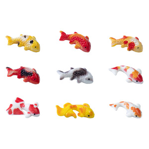 Miniatures de poissons en résine, figurines de poissons Koi miniatures pour paysage de mousse, terrarium, jardin féerique, décoration, accessoires - Product Image 5