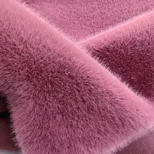 Tessuto in pelliccia sintetica di alta qualità 1000g tessuto solido per cappotti e collari invernali