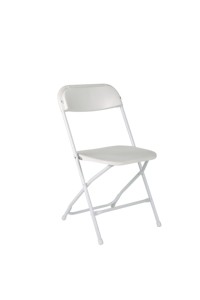 Eco-friendly Modern Garden Outdoor Simple Metal <strong>Folding</strong> Plastic <strong>Chair</strong> <strong>White</strong> <strong>Folding</strong> <strong>Chairs</strong> for Wedding Party Events - Product Image 2
