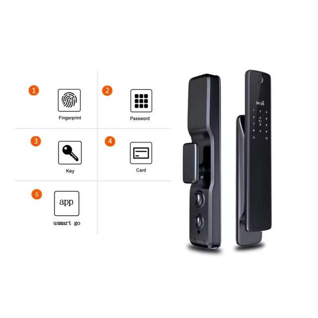 Factory Price Smart App Mobile Remote Control Smart Door Lock Wifi Fingerprint Door Lock