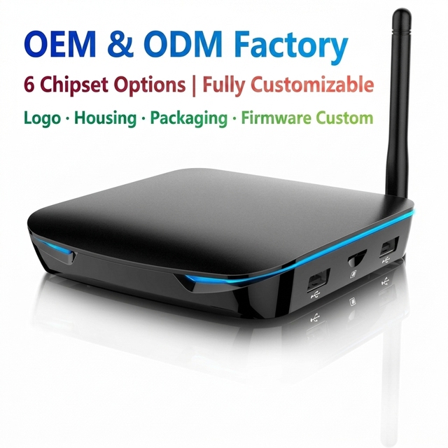 OEM ODM Custom Android TV Box Manufacturer S905W2 4K Smart Set Top Box with Logo Packaging