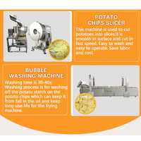 Ligne de production de chips de pommes de terre Pringles 50 kg 100 kg 300 kg, ligne de production et d'emballage de chips de pommes de terre, machine à faire des chips croustillantes