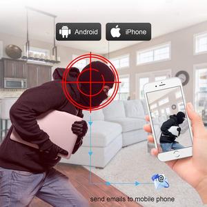 Sistem kamera pintar 1080P Cctv keamanan, Kit keamanan Dvr ponsel sistem Cctv dalam dan luar ruangan untuk rumah untuk bisnis - Product Image 6