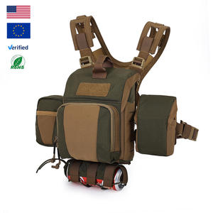 PTG双眼ハーネスチェストパックハンティングビノハーネスレンジファインダーポーチ付き軽量ポータブルパックハンティングおよび射撃用 - Product Image 1