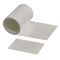 Film réfléchissant en plastique PET de taille personnalisée résistant aux lumières blanches utilisé pour la lampe à panneau LED