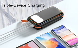 Usine directement fabricant prix personnalisé haute capacité étanche <span class=keywords><strong>chargeur</strong></span> <span class=keywords><strong>solaire</strong></span> de banque d'alimentation avec 4 panneaux solaires - Product Image 4