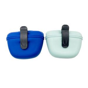 Nouvelle pochette portable en silicone sans BPA pour friandises pour chien, petit sac de dressage pour animaux de compagnie avec fermeture magnétique et clip ceinture - Product Image 4