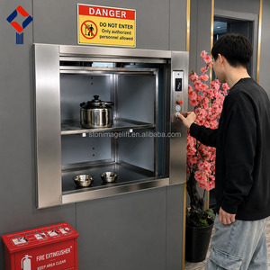Montacargas de Alimentos Personalizado de 2~8m, Elevador de Alimentos Eléctrico con Control Remoto para Restaurantes y Cocinas Comerciales - Product Image 1