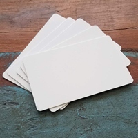Kartu ID Kosong PVC Inkjet Berkualitas Tinggi, Dapat Dicetak, Laminasi Plastik Putih, Dilengkapi Chip RFID Tk4100 125khz