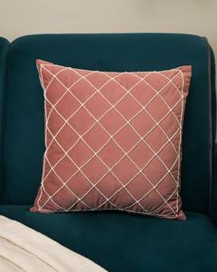 Prix exclusif coton housse de coussin perlé embelli Patchwork oreiller décoratif voiture maison tissé Technique salon tissu - Product Image 4