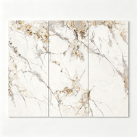Carrelage 1200x2400mm, 9mm d'épaisseur, surface brillante haute blancheur, motif ardoise, étanche, écologique, design moderne pour salons et hôtels