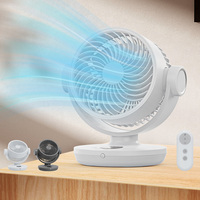 Ventilateur Rechargeable de Circulation 10000mAh ventilateur de Table de bureau intelligent refroidissement minuterie électrique USB ventilateur de circulation d'air de bureau
