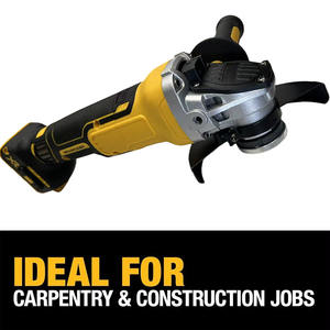 DeW DCG405 125MM コードレスアングルグラインダー用 20V 産業用ヘビーデューティー スライドバッテリー式 切断研磨機 インパクト - Product Image 4