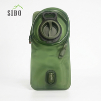 Beg Air Mendaki Tactical 1.5L, Bolsa de Hidratación Plegable Sibo con Manguera de Liberación Rápida, Impermeable y con Tapa Antipolvo para Correr