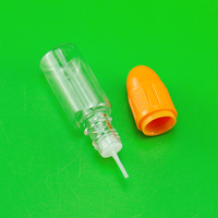 Flacons compte-gouttes industriels en plastique PET de 5ml 10ml 15ml 30ml 50ml Emballage d'huile à vis résistant aux enfants avec impression de logo dans une boîte