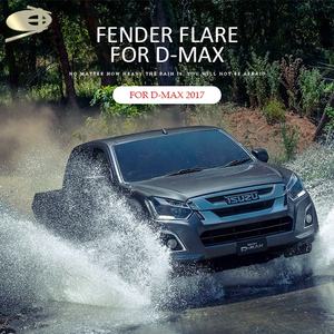 Mosun ชุดบังโคลน<span class=keywords><strong>ล้อ</strong></span> ISUZU D-MAX,สำหรับ Dmax 2017 2018ชุดโครเมี่ยมบังโคลนสไตล์สำหรับ D-Max ดับเบิ้ลแค็บ - Product Image 5