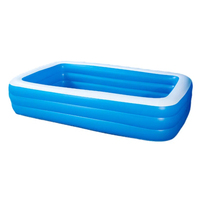 LOGO PERSONNALISÉ Piscine Gonflable Rectangulaire Gonflable Enfants Piscine Piscina pour Enfants