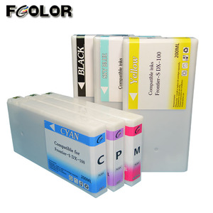Cartouche d'encre compatible pour <span class=keywords><strong>Fujifilm</strong></span> Frontier-S DX100 T7811-T7816 Ensemble de 6 couleurs avec puce 200 ml d'encre à colorant - Product Image 1