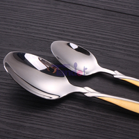 Ensemble de couverts en cuir noir avec motif laser plaqué or, 72 pièces, Gottinghen 84/86, cadeau