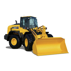 Chargeuses sur pneus Komatsu WA200 d'occasion, modèle japonais, et excavatrice sur chenilles PC200, équipement de construction d'occasion - Product Image 1