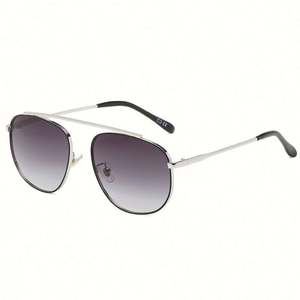 Gafas de Sol Retro de Moda 2022 para Hombre, Montura Grande de Metal, Lentes Degradadas, Gafas de Sol de Piloto para Mujer - Product Image 4