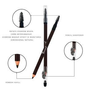 Juego de Lápices para Cejas con Cepillo y Sacapuntas, Herramienta para Marcar y Dar Forma a las Cejas para Maquillaje Semipermanente - Product Image 4
