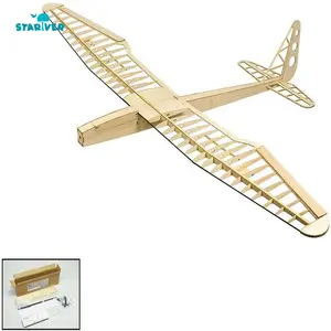バルサウッドライト航空機モデルで作られた子供のためのカスタムジグソーパズルおもちゃ木製飛行機飛行機おもちゃ