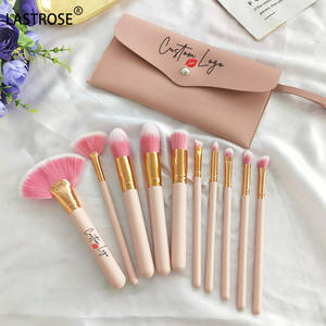 ओम हिप्पोकैम्पस आंख का चेहरा ब्लश पाउडर 18 पीसी सफेद मेकअप ब्रश बैग के साथ सेट - Product Image 3